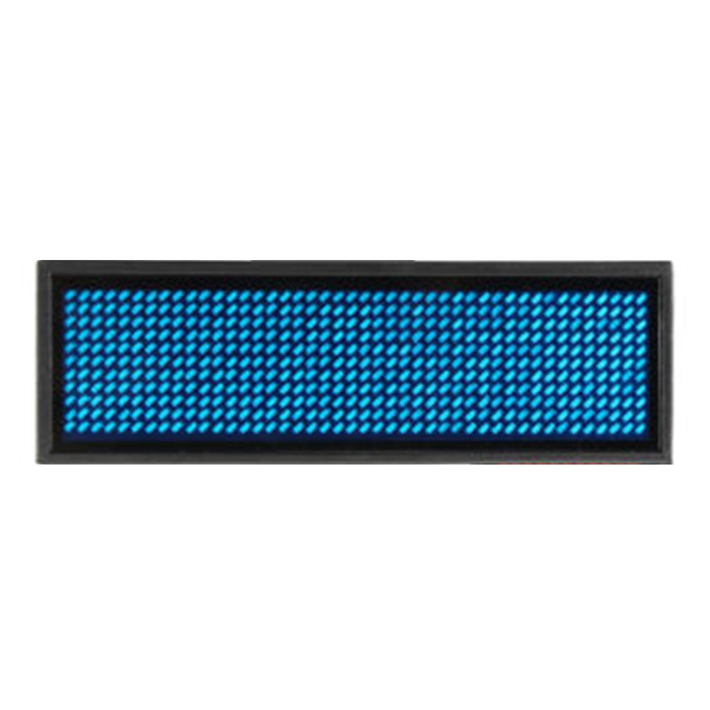 LED Name Tag for Business Rechargeable LED Card Screen for Bar Hotel Party Supermarket School and Restaurant 4 Colors