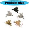 5 Piece Halloween Skull Arachnid Hair Clip Zinc Metal Costume Hair Accessories For Kids Adults Party Cosplay