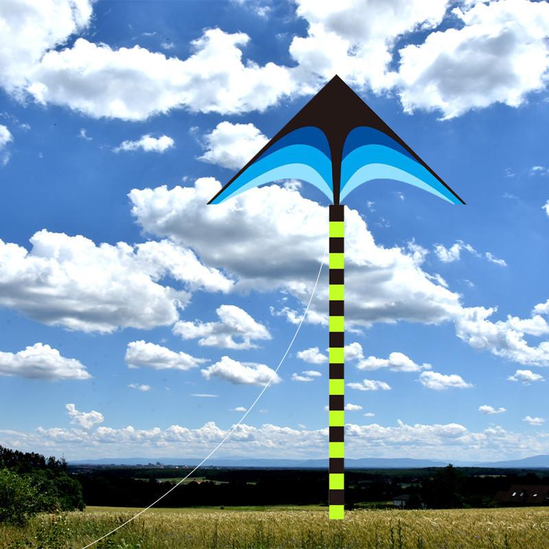 Neuer Großer Wiesen-Drachen Drachen für Erwachsene Outdoor-Unterhaltung Bunte Handgefertigte Glasfaserstange Moderner Schlichter Stil