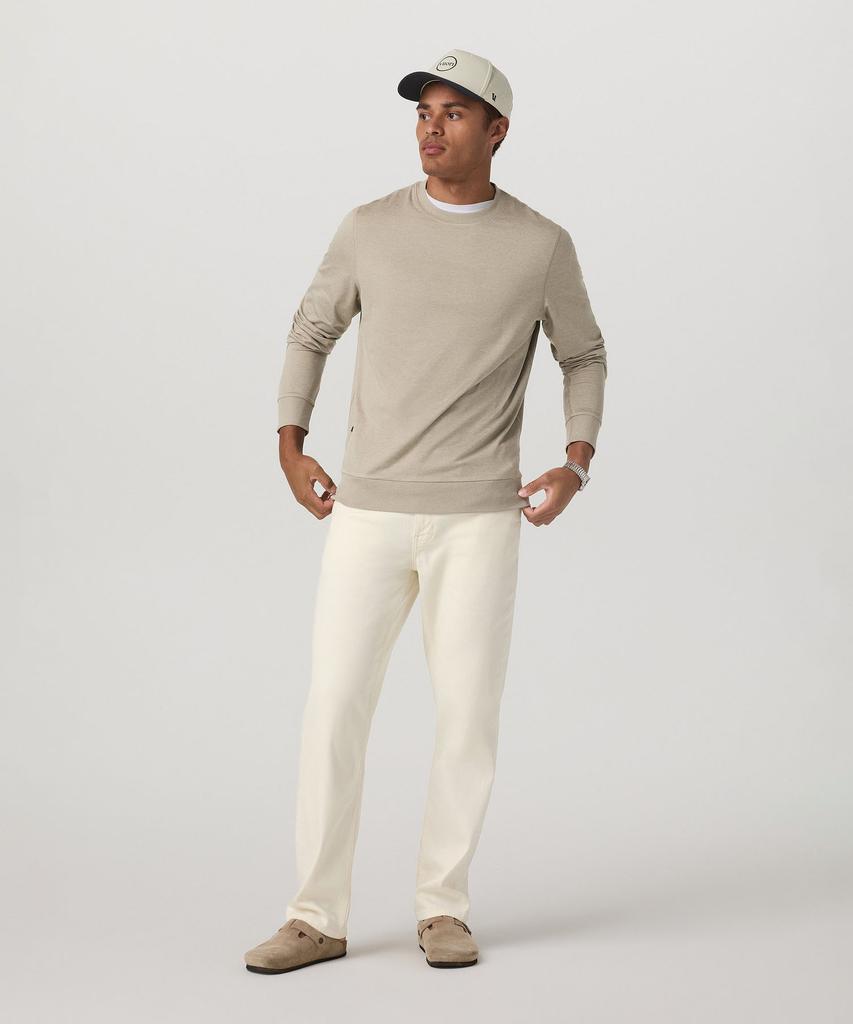 VUORI [Male] Ponto Performance Crew_Light Khaki_Vr16120003