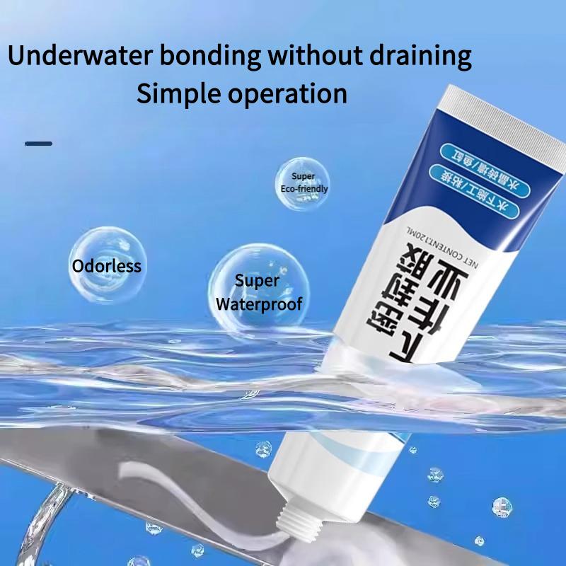 Household Underwater Adhesive Sealant - Fish Tank Leak Repair Glue, Waterproof, Strong Bonding, Suitable for Home Water Scenes