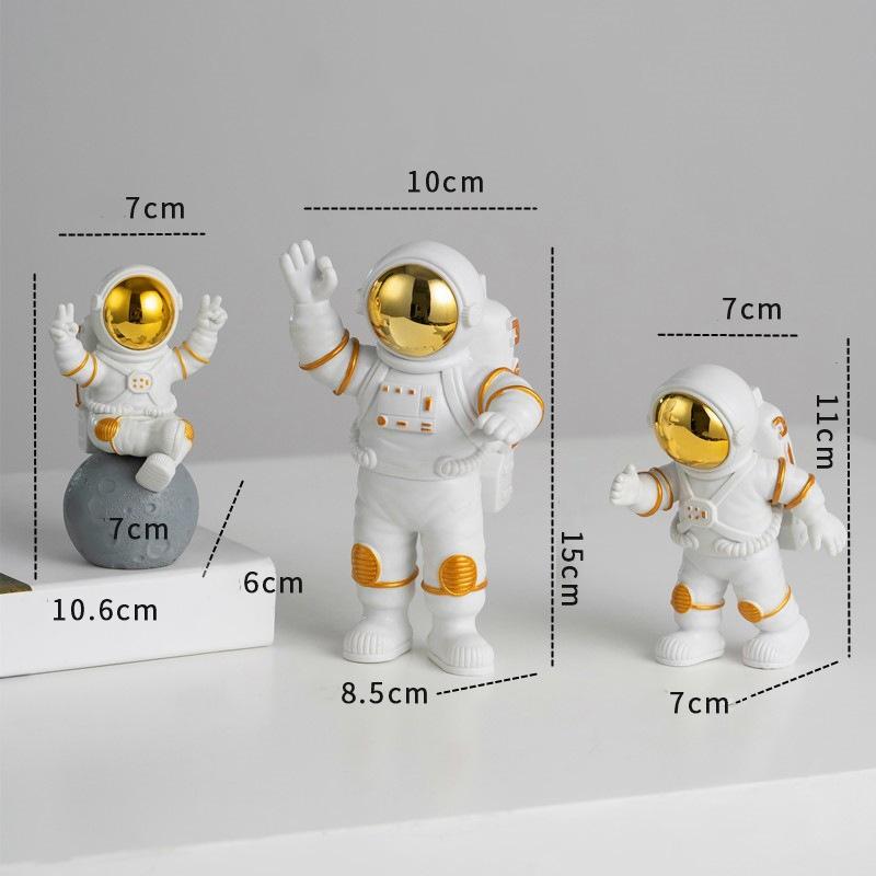 Wohnkultur Harz Astronaut Statue Zimmer Büro Desktop Dekoration Geschenke Junge Geschenk