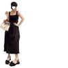 Summer Sandals Women's Summer 2025 New Thick Heel Bow Summer Low Heel Bag Head Small Leather Shoes Summer with Skirt