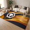 Personalized Crystal Velvet Carpet Wolverhampton Wanderers Football Pattern Non Slip Floor Rug