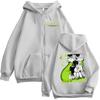 Anime The Guy She Was Interested in Wasn't A Guy At All Zipper Hoodies Men Women Harajuku Zip Up Hooded Sweatshirts Jackets Coat