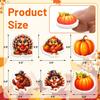 Ceiba Tree 60Pcs Thanksgiving Turkey Mini Erasers for Kids Bulk Pumpkin Pencil Erasers Stationery for Kids Student Classroom Prizes Homework Rewards