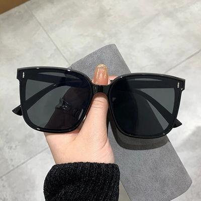 New Fashion Versatile Personality Street Po Sunglasses Square Male Driving Sun Glasses Sunscreen Goggle Female Firends Gifts