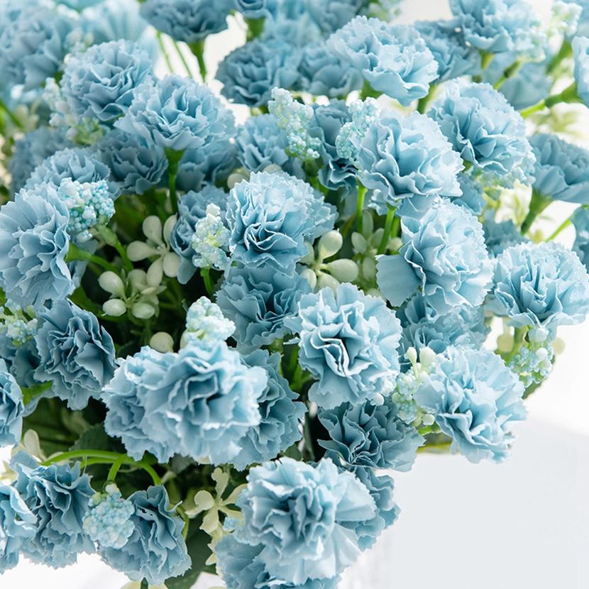artificial flowers small carnation Christmas Wreath Home Needlework Handicraft Wedding arch Decor Artificial Flower Scrapbook