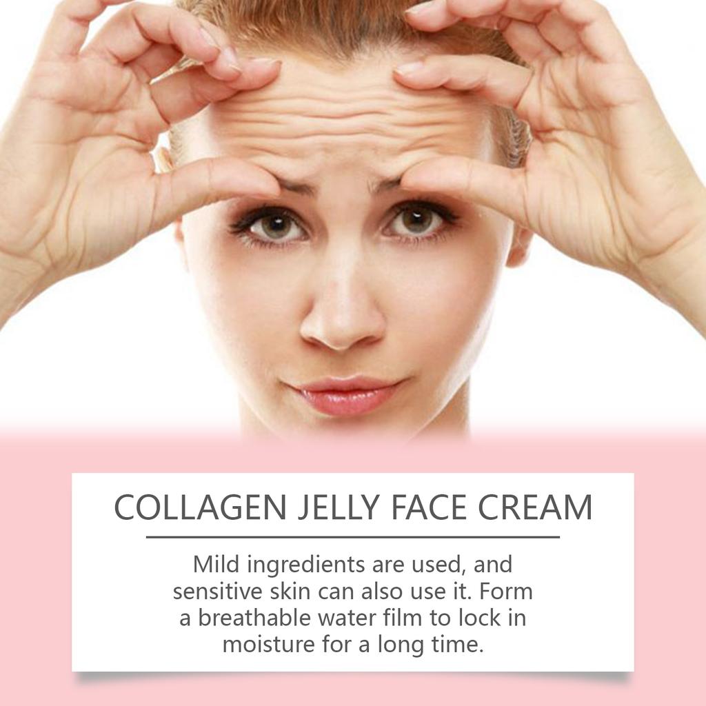 Collagen Jelly Cream, Enhancing The Skin's Barrier Moisture. Collagen Moisturizing Cream,100g