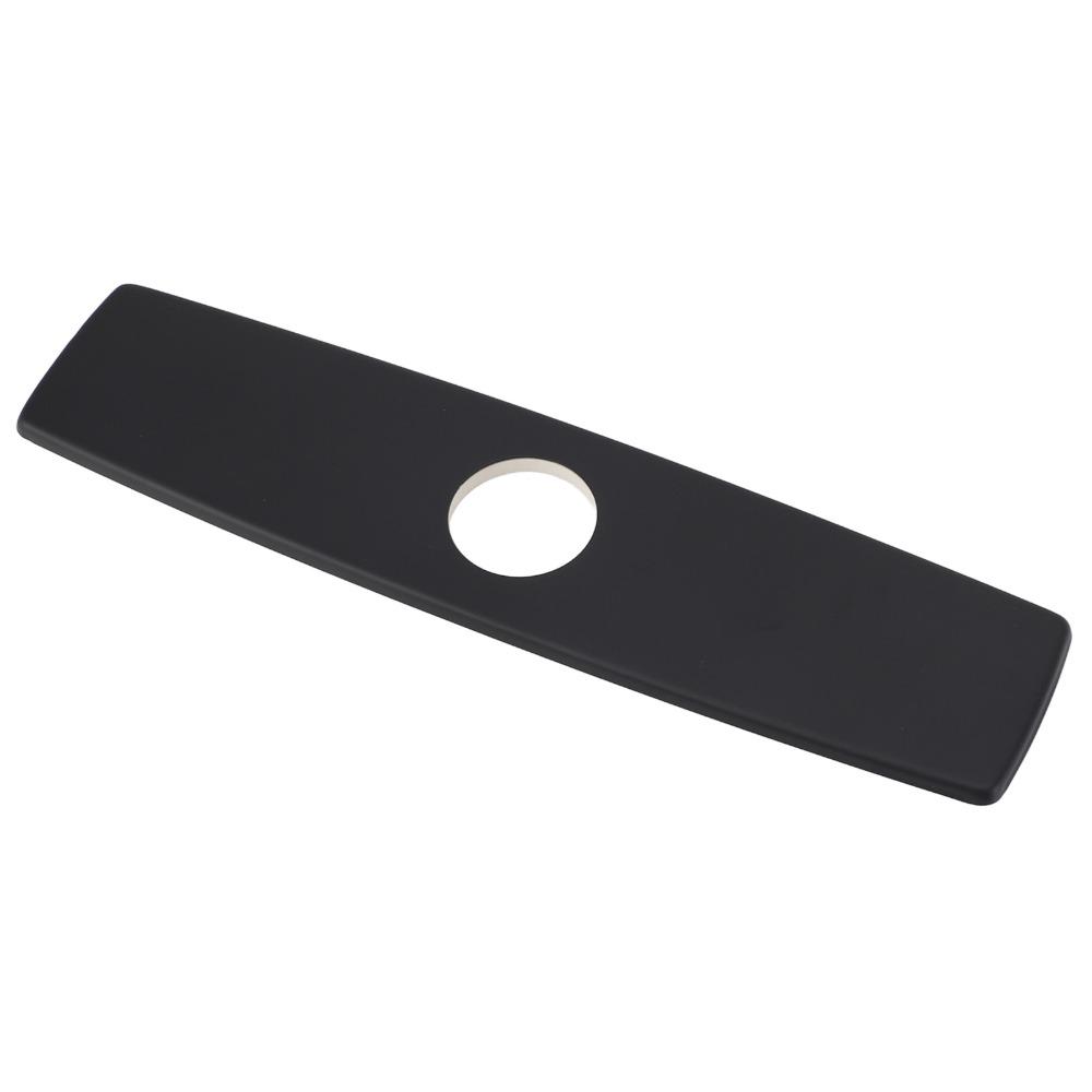 10 Inch Faucet Deck Plate Matte Black Faucet Base Plate Durable Sink Hole Cover  Home Improvement