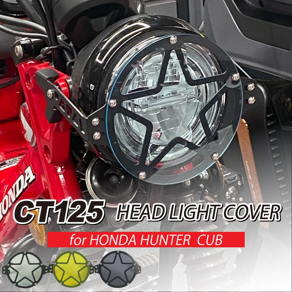 Mr. Quick Headlight Guard (Clear) for Honda CT125/Hunter Cub