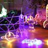 Led String Lights Spaceman Rocket Planet Hanging Lamp Kids Bedroom Gifts Decor