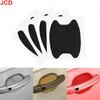 4Pcs/Set Car Styling Mouldings Sticker Car Door Sticker Carbon Fiber Scratches Resistant Cover Auto Handle Protection Film Parts