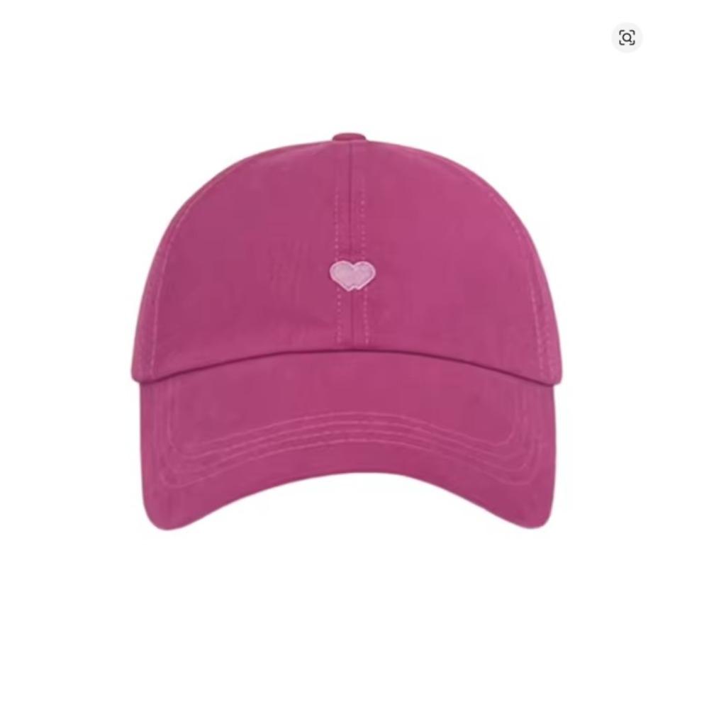 High Ponytail Children's Baseball Cap Love Heart Embroidery Baby Peaked Cap Kids Sun Hat Playing