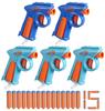 Nerf Flex Party Includes 5 Blasters and 15 N1 Sports Shooting Indoor Outdoor Recommended for Ages 8 and Authentic Product N-Series Pack, N-Series