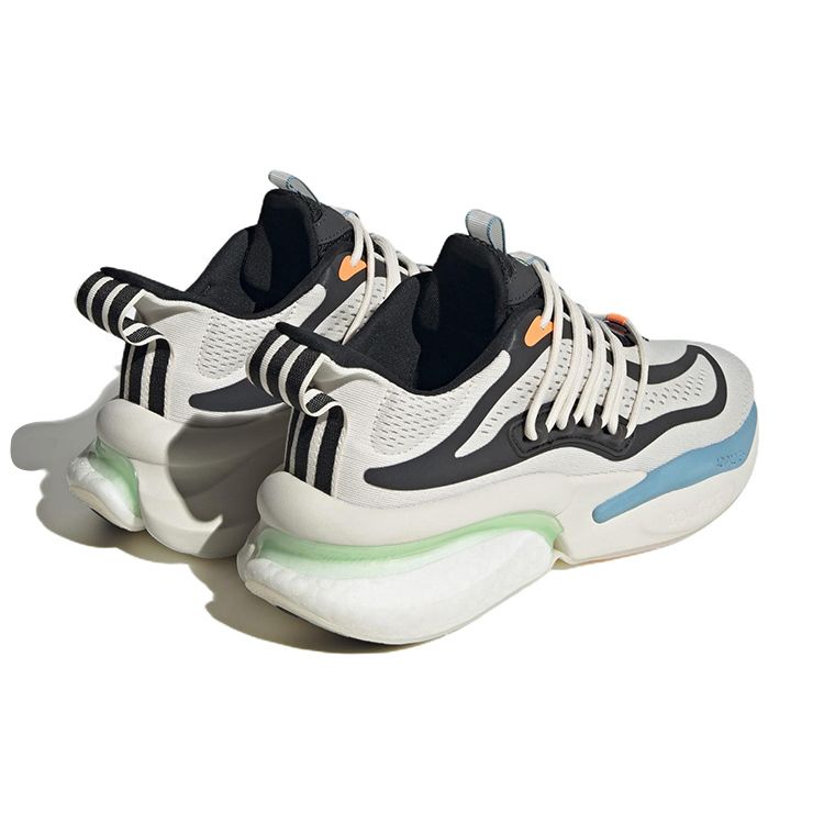 Adidas AlphaBoost V1 Chalk Mint Orange Men Sneakers White Chalk-White Pulse-Mint HP6613