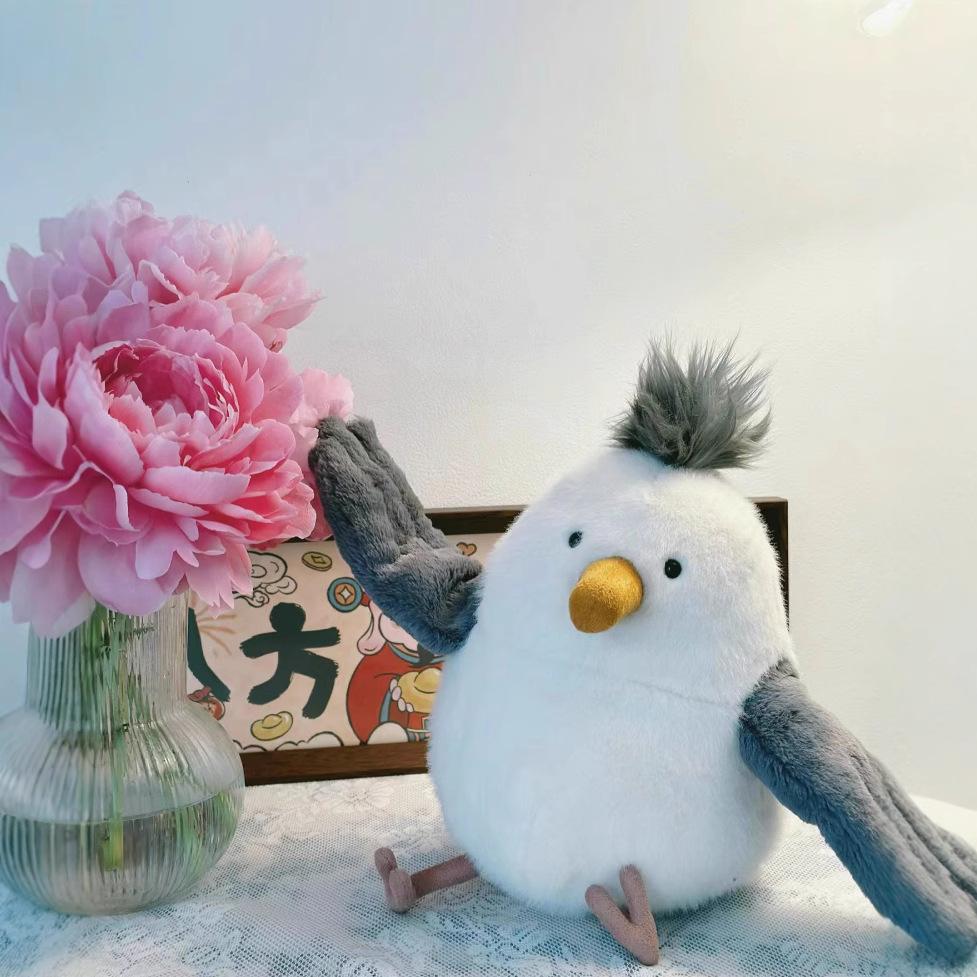 Cute Seagull Plush Toy Cartoon Animal Doll Children Room Decoration Holiday Gift