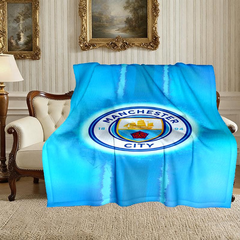 Manchester United Manchester City Blanket, Valentine's Day, Halloween, Thanksgiving Gift Blankets, Home Blanket for Bed and Couch Use