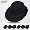 Trendy Retro Fedora Jazz Hat: Unisex British-Korean Style, Casual and Chic for Men and Women