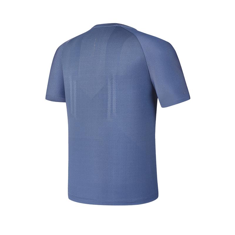 New FILA T Shirt Men Bright Gray Blue A11M441101FBU