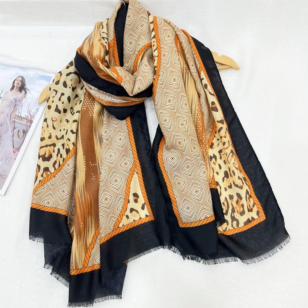 Lightweight Women Scarf Cotton Linen Fabric Silk Scarf Fashion Warm Shawl  Summer Season