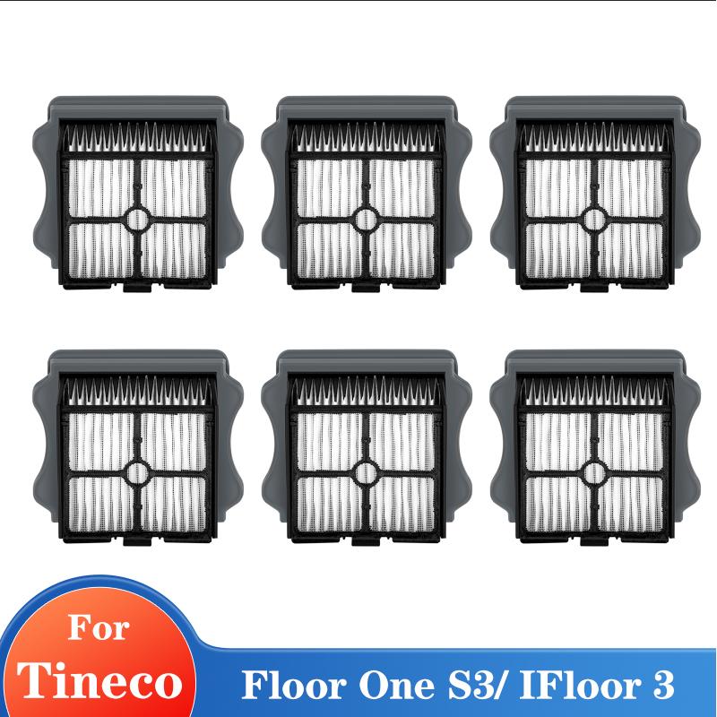 Replacement Roller Brush and Filter Kit Compatible for Tineco Floor One S3 and IFloor 3 Cordless Wet Dry Vacuum