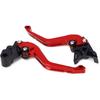 for Honda CBR650F 2014-2020 Motorcycle Aluminum Shorty Brake Clutch Levers CBR 650 f CBR 650f Accessories (red)