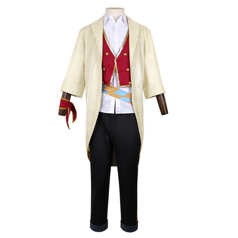 Cosplay Uniforme del Dormitorio Kalim Scarabia di Twisted Wonderland, Costume di Halloween per Anime e Giochi