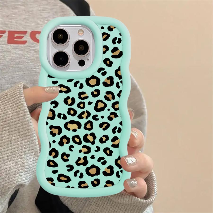 Leopard Print Art Soft Phone Cover Case for iPhone 17 Air 14 XR 11 8 12 15 Plus 16 Pro Max 13