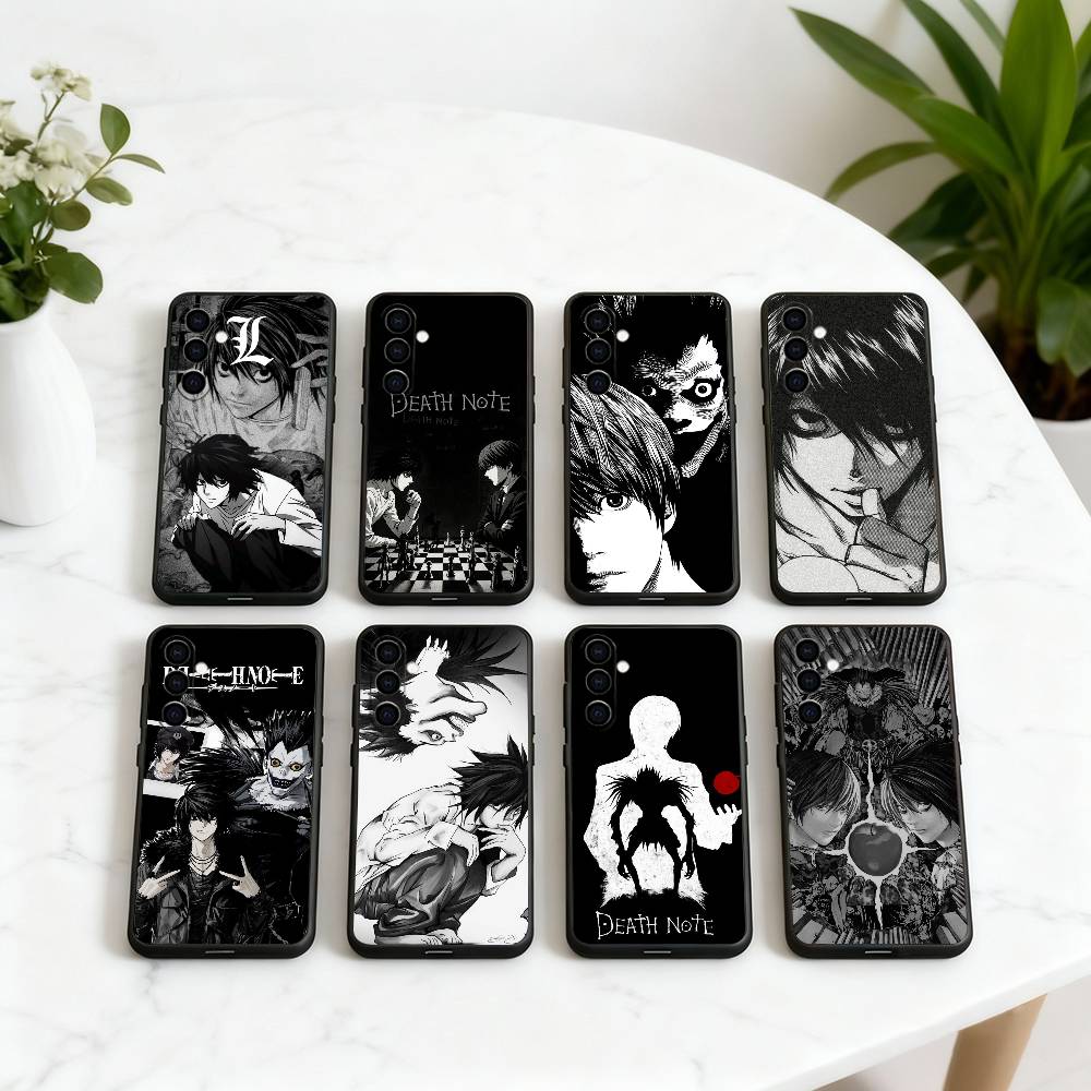 D-Death N-Note L Lawliet-DNLL Phone Case For Samsung Galaxy A73,A72,A71,A70,A53,A52,A51,Others Soft Black Cover