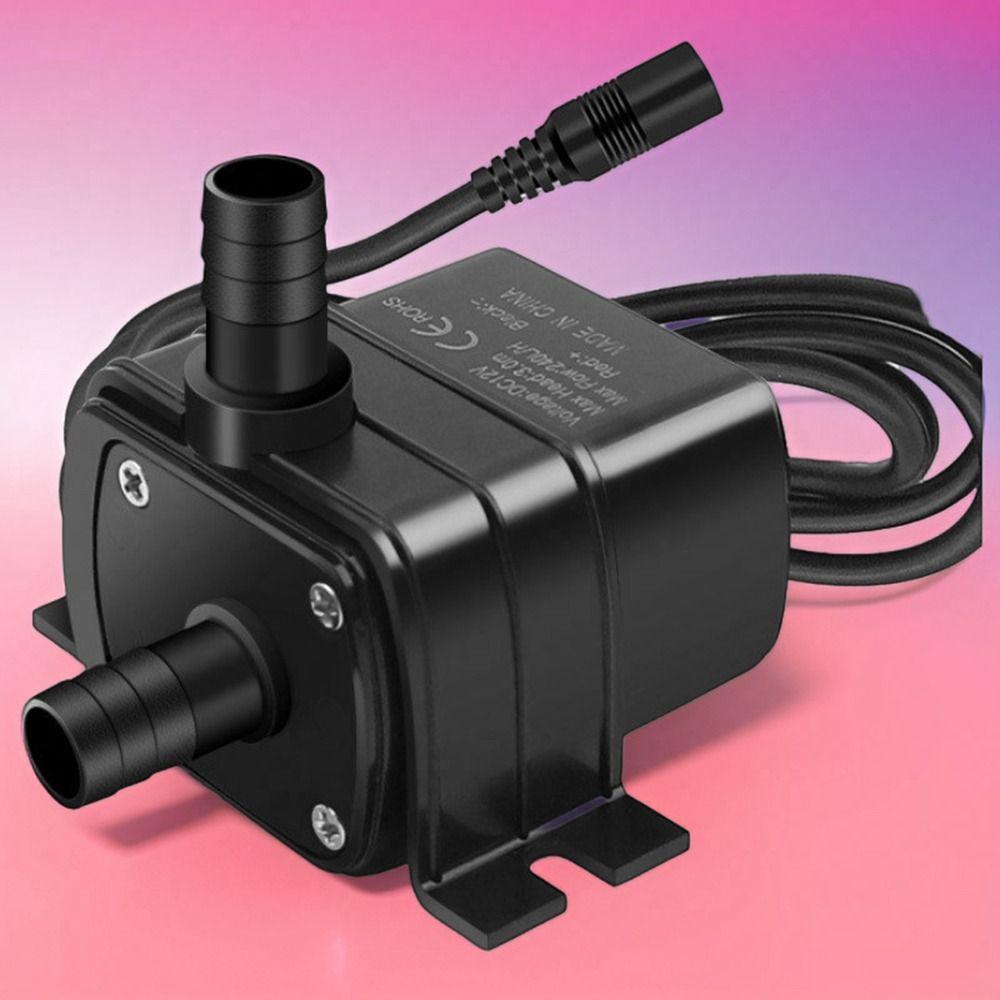 1 Peça Nova Bomba de Água 4,8W DC12V Motor sem Escovas Filtro de Água Mini Bomba Submersível à Prova d'Água Bomba de Mergulho para Aquário Fonte