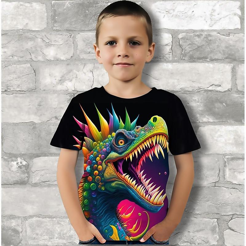 

Summer T-Shirt Short Sleeved Energetic Sports Fashion Children Aged 3-12 Outdoor Leisure Daily 110