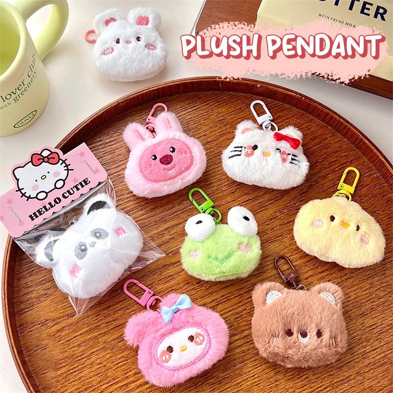 

Милые плюшевые куклы-животные Kawaii, брелок, плюшевая игрушка для женщин, девочек, школьная сумка, брелок, рюкзак, подвесные украшения, подарки