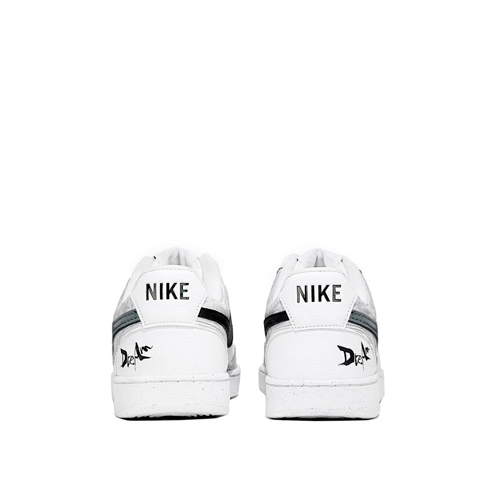Nike Court Vision 1 Frangia Nuvola Shoko Ammortizzazione Scarpe da Skateboard Basse Unisex Grigio DH2897-110(Team309-L)