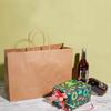 Custom Printed Kraft Paper Bags for Clothing & Milk Tea Takeaway - Multiple Sizes Available