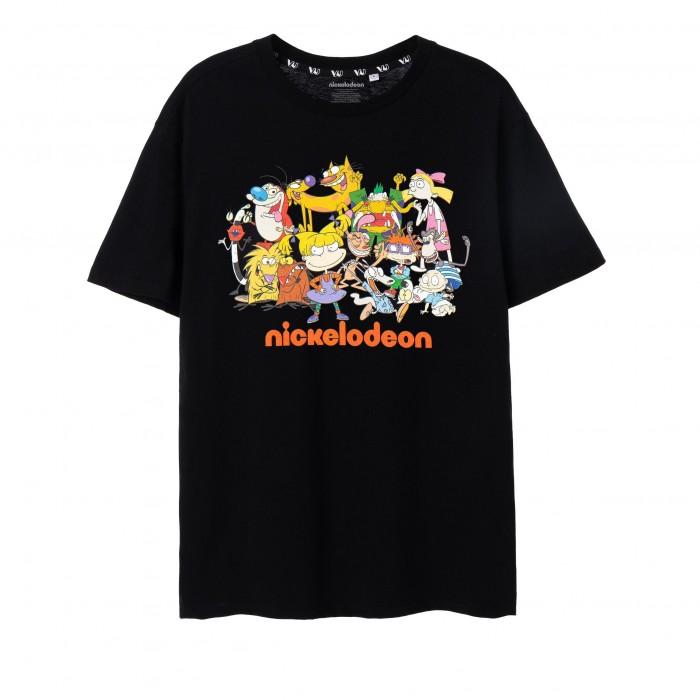 NICKELODEON Unisex Adult Classic Group Short-Sleeved T-Shirt