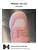 2025 Autumn Korean Style Girls' Heart Low-Top Canvas Sneakers for Children