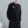 Adidas Logo Sports Casual Crew Neck Sweatshirt Unisex Sweatshirt Black White ACLLSPS3CS-BW