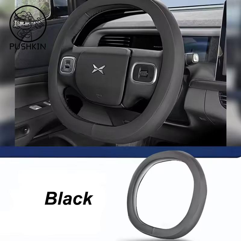 For XPeng Xiao Peng G6  2024 2025 Car Steering Wheel Cover Leather Non-slip Auto Interior Accessories