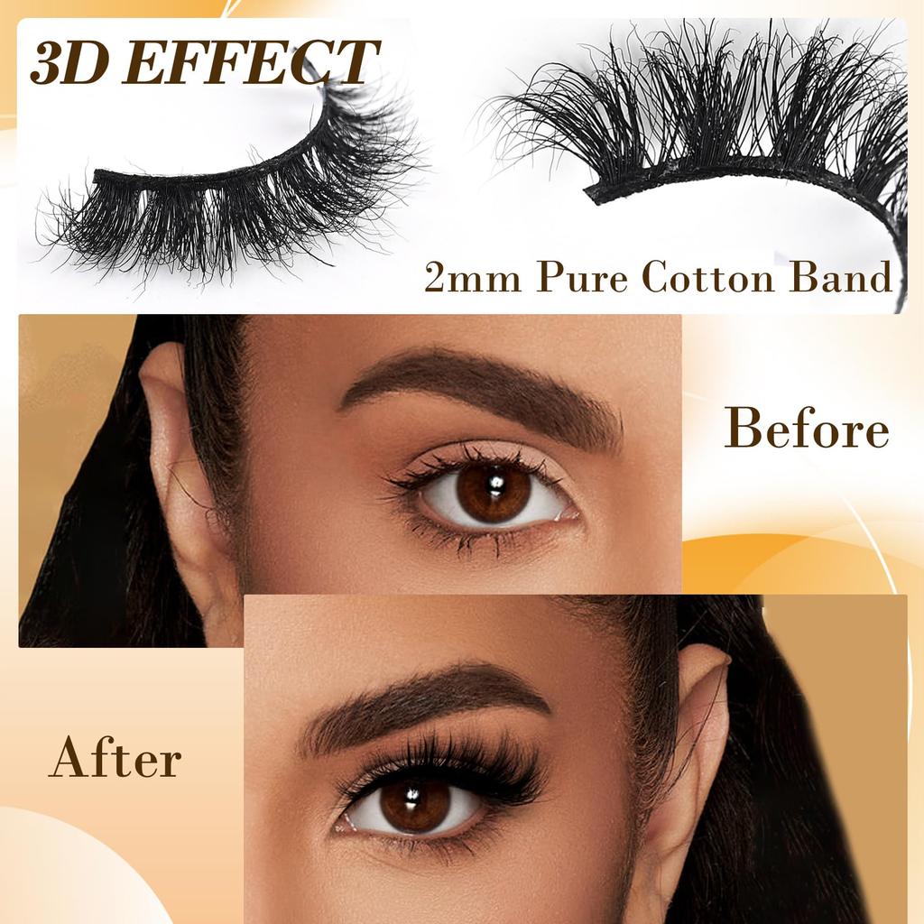 TORMEN 7 Sets of Thick and Fluffy 3D Curling Professional Thick and Natural Thick and Soft Eyelashes Eyelashes, Eyelashes, Eyelashes, Eyelashes,
