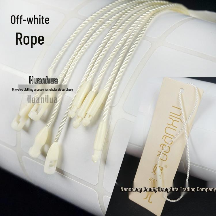 Universal Single Insert Hanging Rope for Clothing Tags and Luggage Accessories