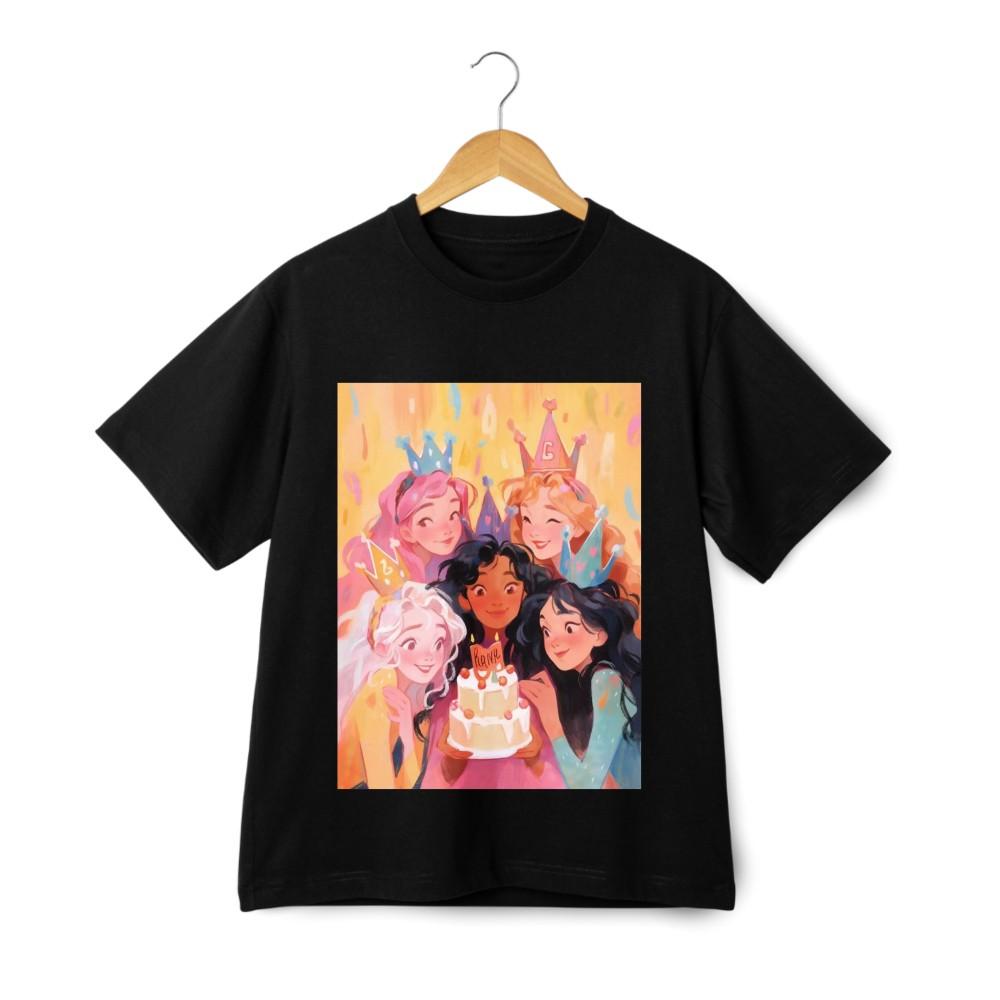 Princess Birthday Party Theme Short - Sleeve T - Shirt|Tee