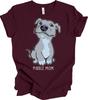 Pibble Mom Pittie Love Pitbull T-Shirt Funny Dog Mom Gift Pit Bull Puppy Graphic