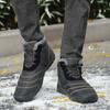 Autumn and Winter Men's Warm Cotton Boots Plus Cotton Goose Down Cotton Shoes Men's Snow Boots Thick Warm Shoes