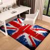 British Flag Artwork Area Rug Office rug, Chair Rug, Decor Carpet Livingroom bedroom Mat, Large Size Fan gifts Christmas gifts
