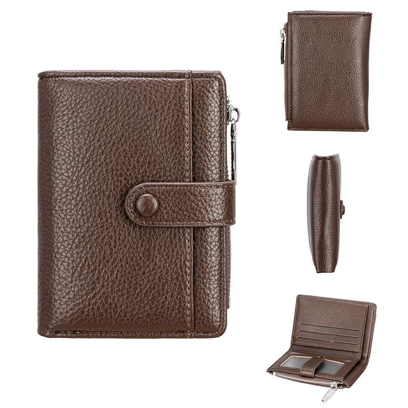 Baellerry Mini Wallets Purse for Men Women Fashion Hasp Short Card Holder Money Pack Coin Purses