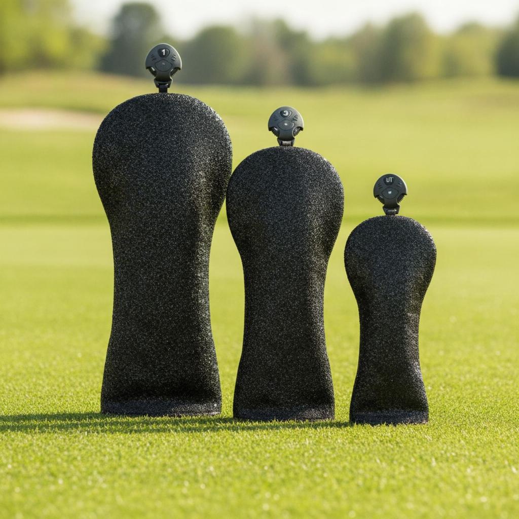 4 Pieces Golf Club Head Cover Stretch-Fit Sporting Goods Snug for Golfers