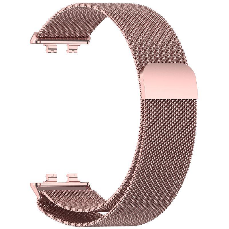 

Mesh Metal Band for Huawei Watch Bands 11 Stainless Steel Magnetic Loop Wristband Strap for Huawei Band 11 Pro Metal Correa for Huawei 11 Pro троянди рожеві кольору