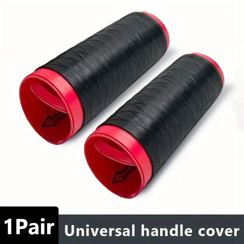 

Motorcycle Handlebar Grip Cover Self Shrinking Handlebar Brake Cover Universal Non-slip Silicone Moto Modification Riding Equipment Protective Covers