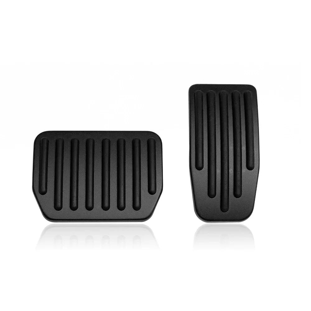 For Tesla Model Y 3 Highland Upgrade Foot Pedal Pads Cover Non-slip Accelerator Brake Rest Performance Aluminum Mats Accessories